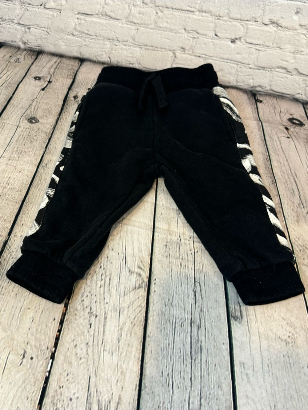 Little Bipsy Brushstroke Pattern Jogger Sweatpants